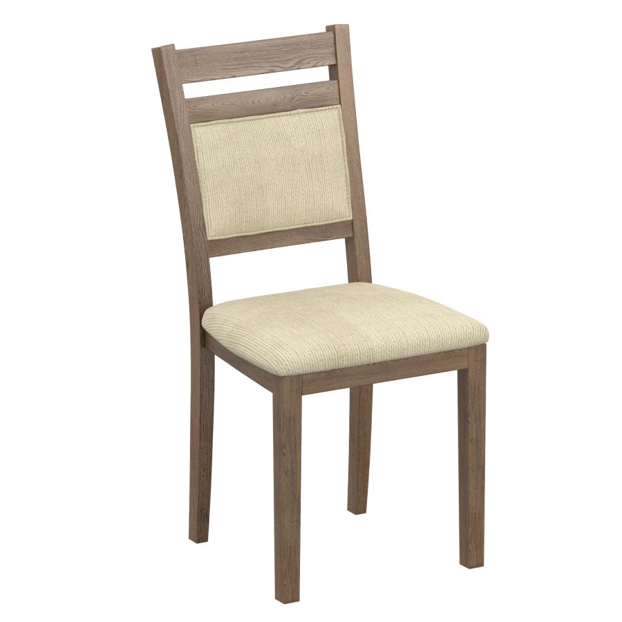 (CONRAD BEIGE- 2 PACK)- WOOD DINING CHAIRS