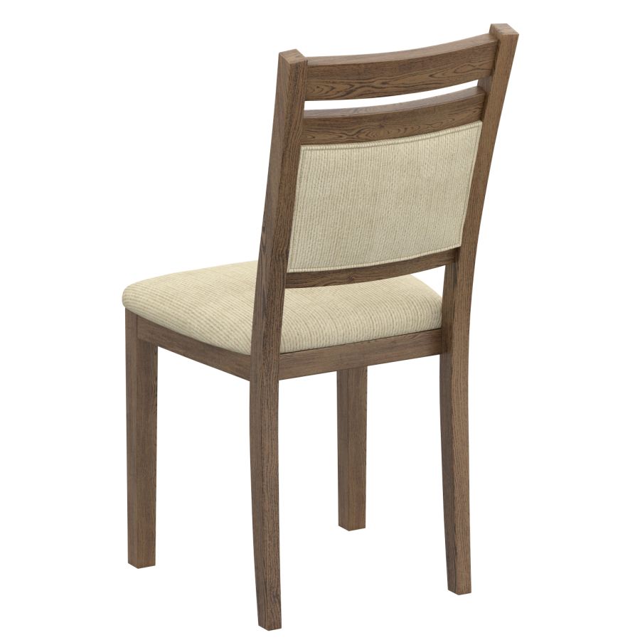 (CONRAD BEIGE- 2 PACK)- WOOD DINING CHAIRS