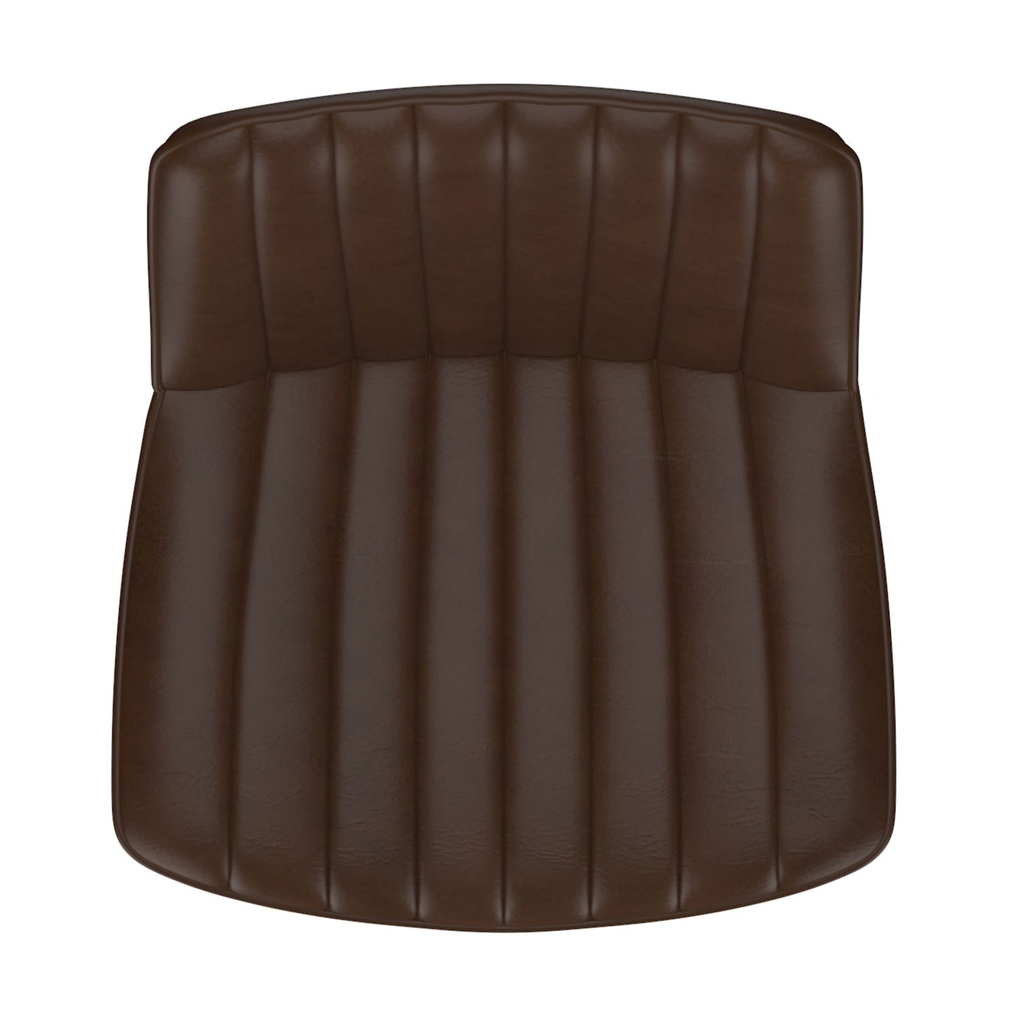 (KOSI DARK BROWN- 2 PACK)- LEATHER ADJUSTABLE HEIGHT BAR STOOLS