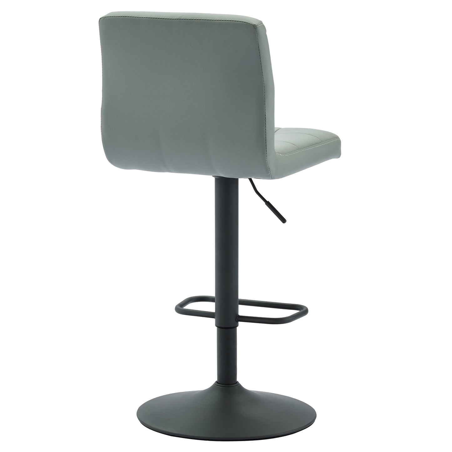 (FUSION GREY- 2 PACK)- LEATHER BAR STOOLS