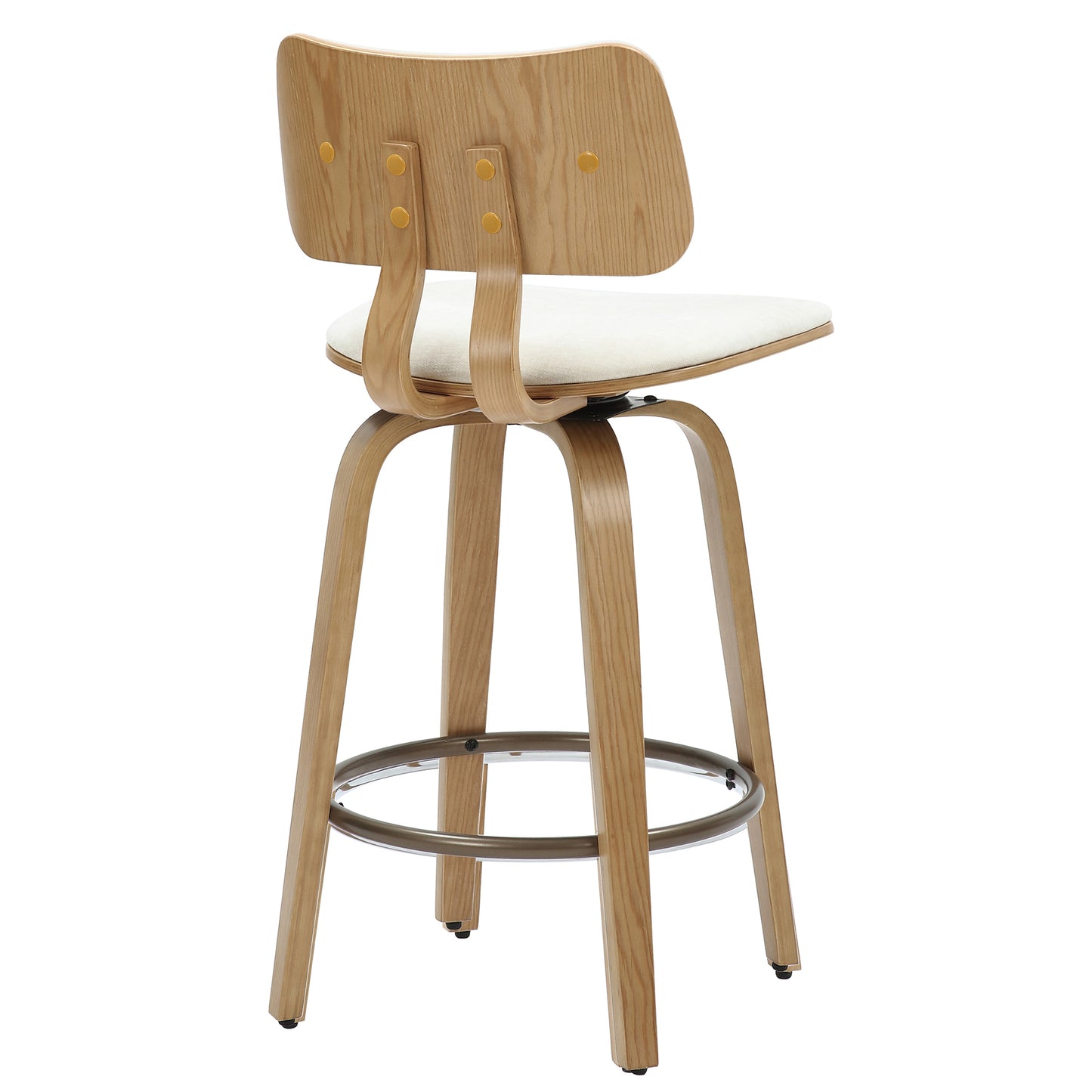 (ZUNI BEIGE)- FABRIC COUNTER STOOL