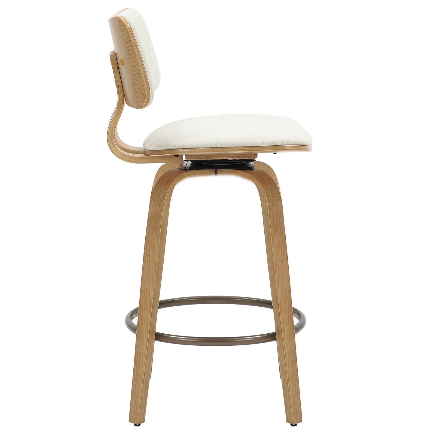 (ZUNI BEIGE)- FABRIC COUNTER STOOL