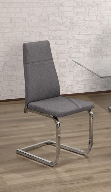 (210 GREY FABRIC- 2 PACK)- DINING CHAIRS