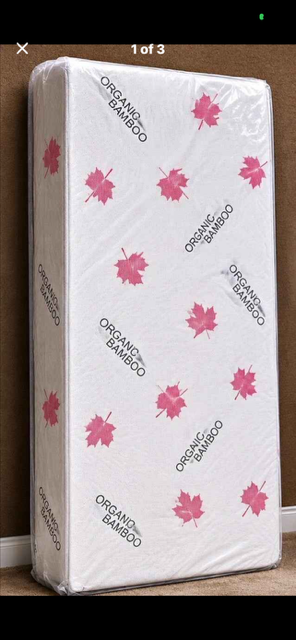 TWIN (SINGLE) SIZE- (MAYOR BAMBOO)- 6.5" THICK CANADIAN MADE FOAM MATTRESS
