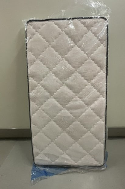 TWIN (SINGLE) SIZE- (LUXURY HARD)- 7" THICK- HIGH DENSITY REVERSIBLE- TIGHT TOP- CANADIAN MADE FOAM MATTRESS