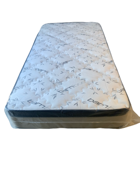 TWIN (SINGLE) SIZE- (9.5" THICK- HD FIRM)- QUILTED TOP FOAM MATTRESS