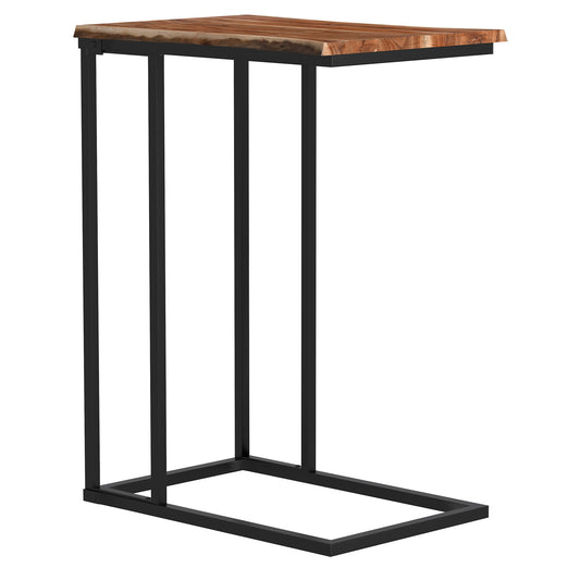 (JIVIN BROWN) - WOOD ACCENT TABLE
