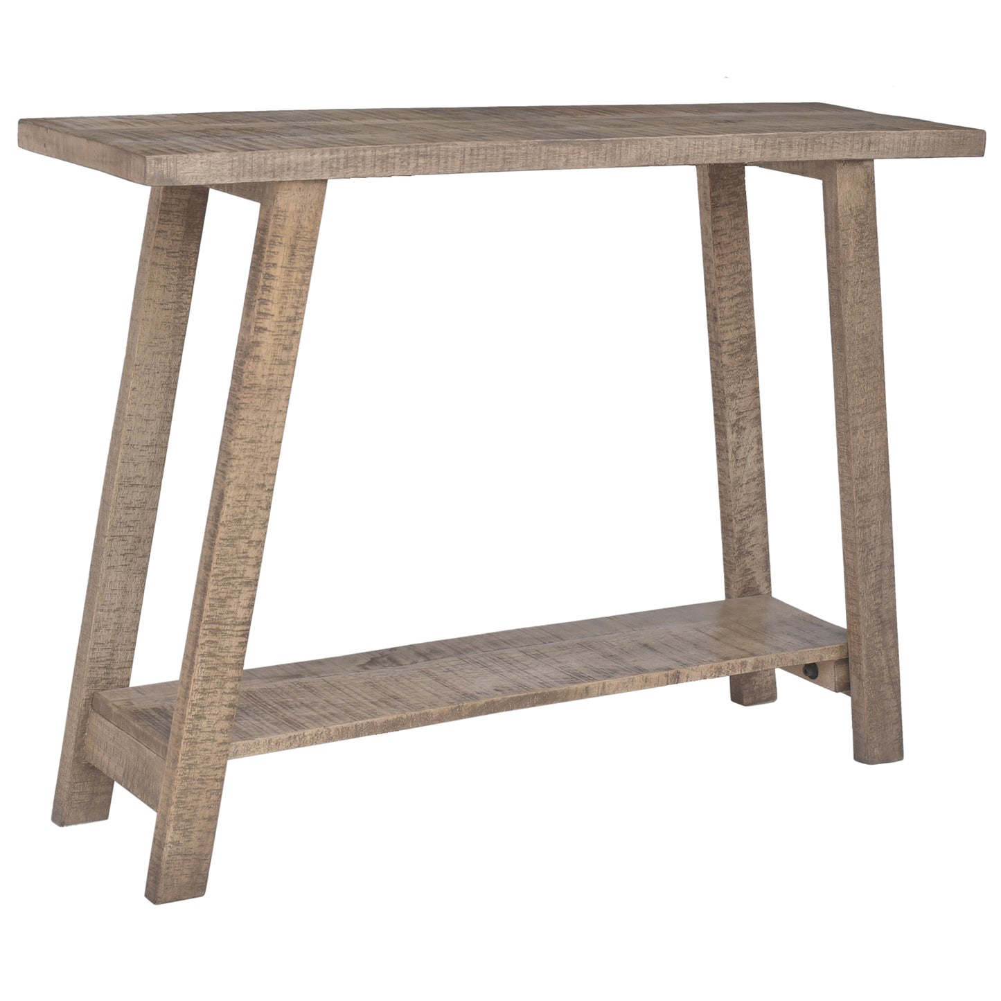 (VOLSA RECLAIMED GREY)- WOOD CONSOLE TABLE