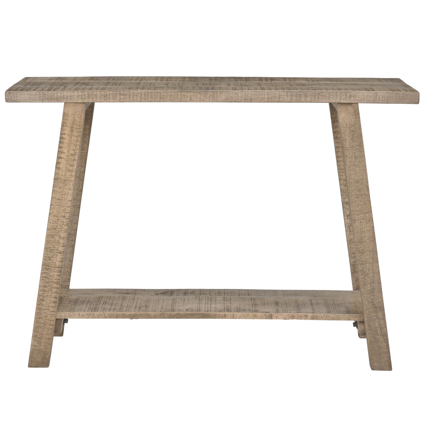 (VOLSA RECLAIMED GREY)- WOOD CONSOLE TABLE