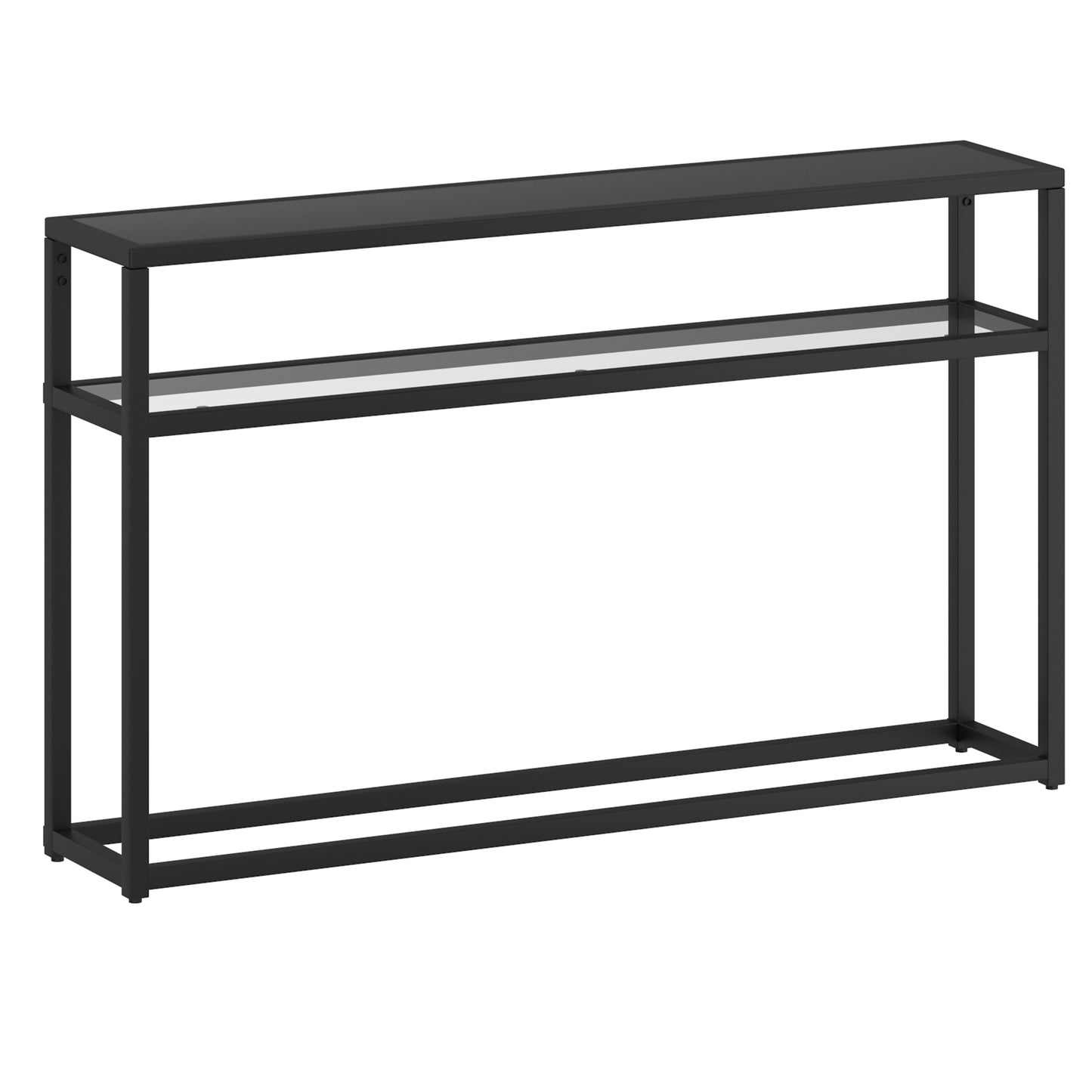 (QUINN BLACK)- WOOD CONSOLE TABLE