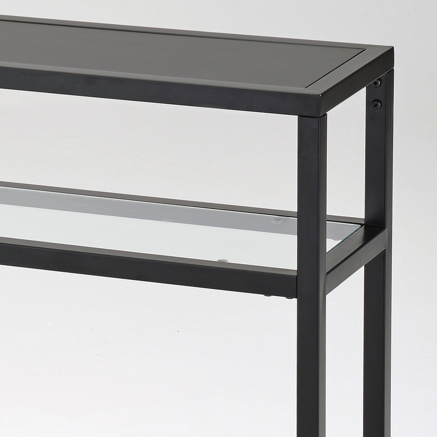 (QUINN BLACK)- WOOD CONSOLE TABLE