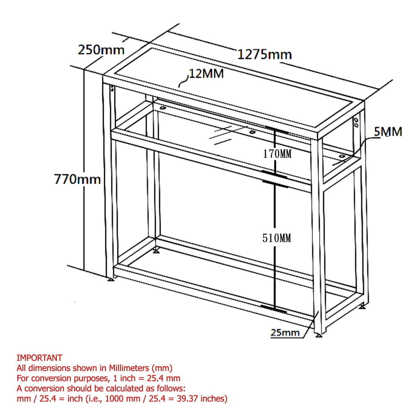 (QUINN BLACK)- WOOD CONSOLE TABLE