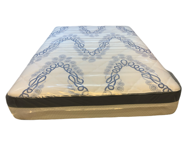 QUEEN SIZE- (CLOUD)- 11" THICK- EURO PILLOW TOP- MEDIUM FIRM- FOAM ENCASED- CANADIAN MADE POCKET COIL MATTRESS