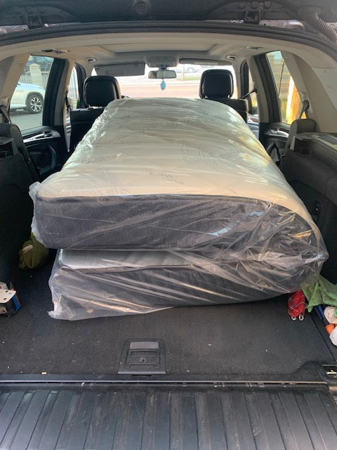 DOUBLE (FULL) SIZE- (RESTFUL)- 6" THICK- QUILTED TOP- MEDIUM FIRM CANADIAN MADE FOAM MATTRESS