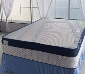 DOUBLE (FULL) SIZE- (SOMNUS)- 10.5" THICK- MEDIUM FIRM- CANADIAN MADE MEMORY FOAM MATTRESS