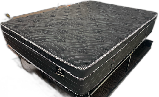 DOUBLE (FULL) SIZE- (EMBRACE FIRM)- 13" THICK- FOAM ENCASED- EURO PILLOW TOP- POCKET COIL- CANADIAN MADE MATTRESS