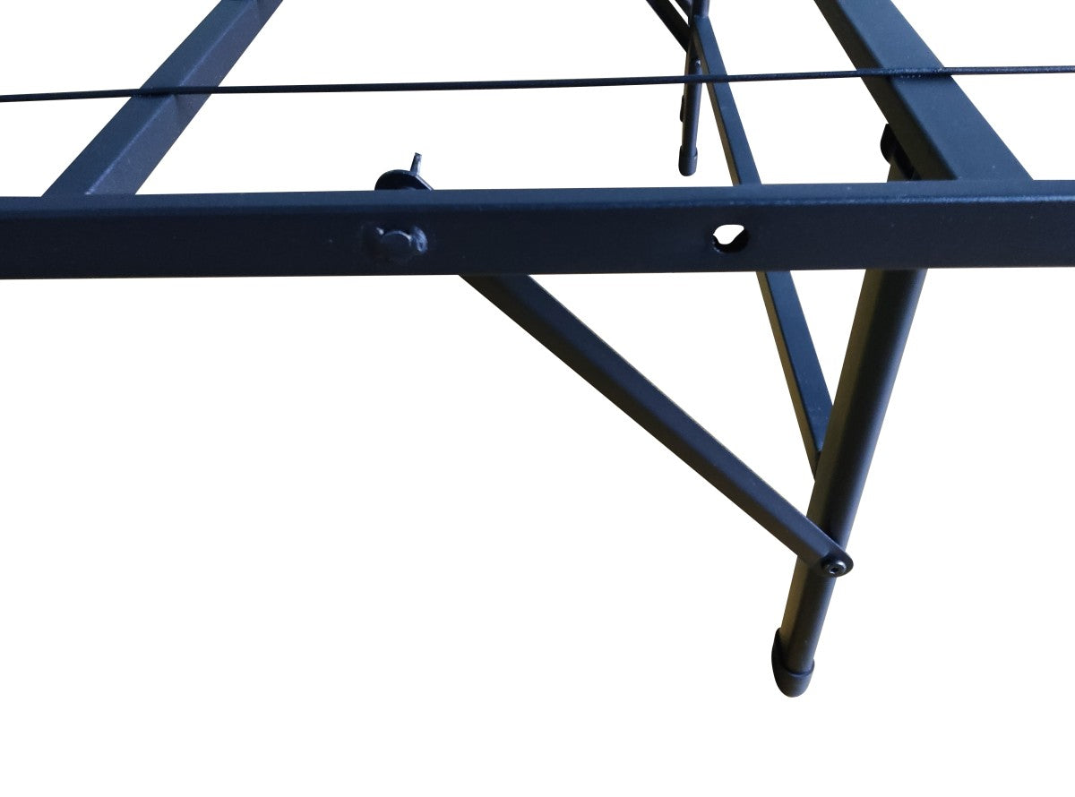 DOUBLE (FULL) SIZE- (ELLISON 19012 BLACK)- METAL BED FRAME- WITH PLATFORM