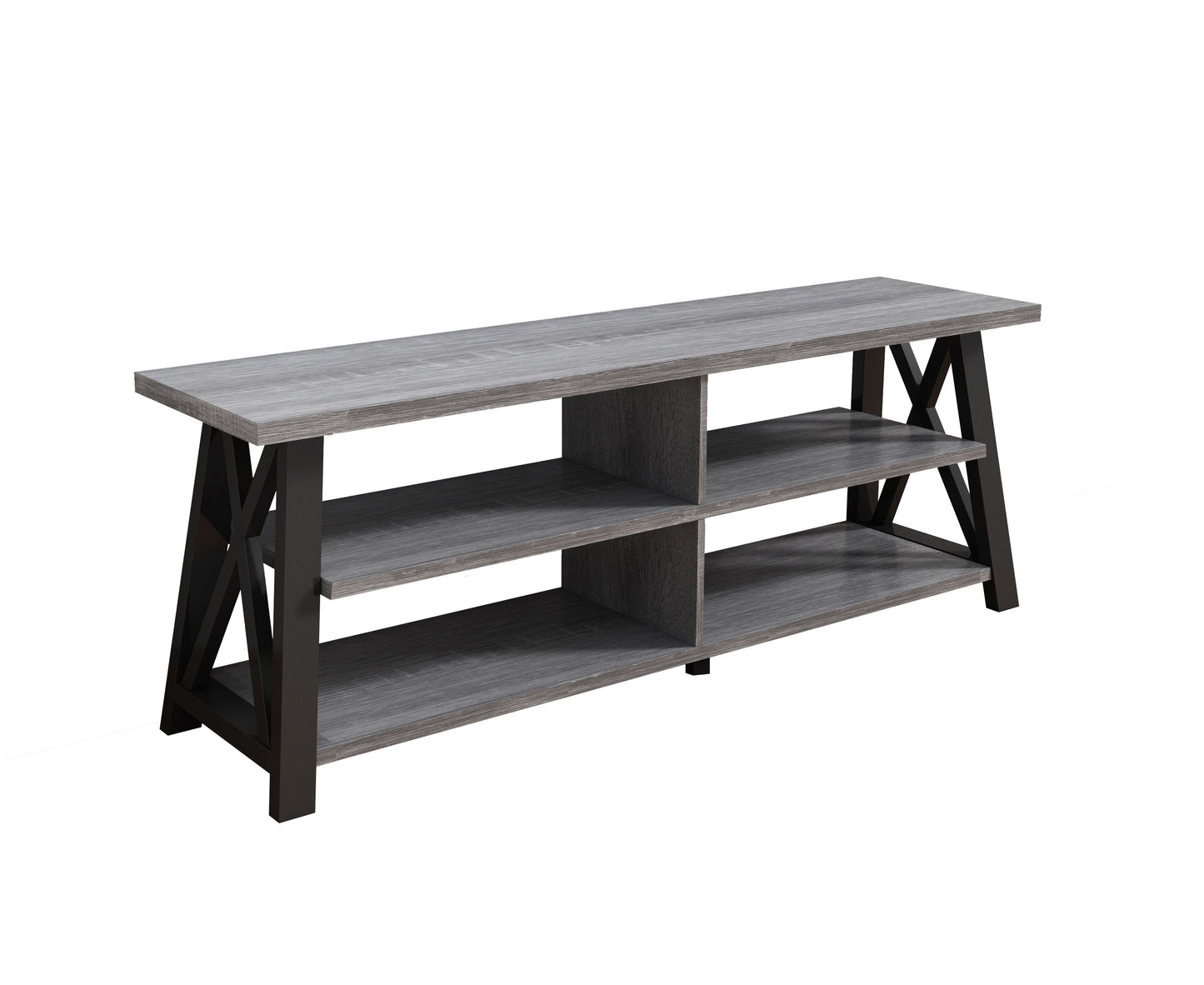 (5010 GREY)- 71" LONG- WOOD TV STAND