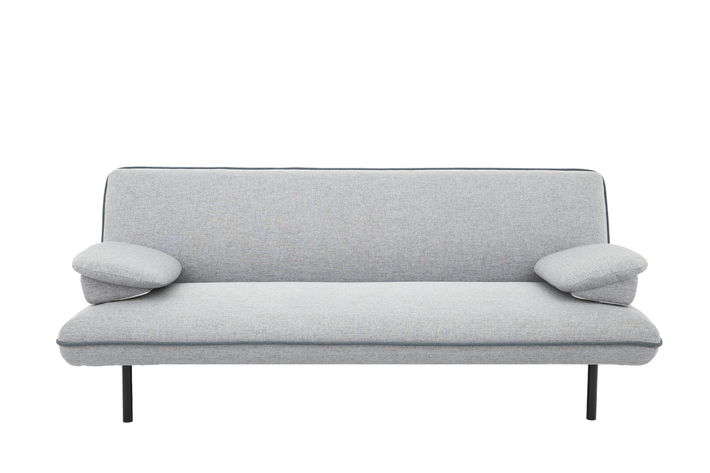 (8035 GREY)- 74" LONG- FABRIC KLIK KLAK SOFA BED
