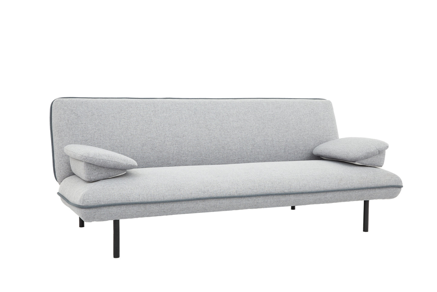 (8035 GREY)- 74" LONG- FABRIC KLIK KLAK SOFA BED