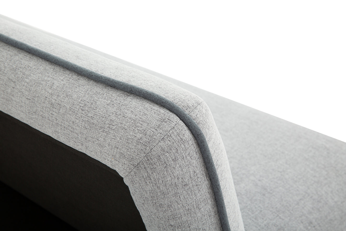 (8035 GREY)- 74" LONG- FABRIC KLIK KLAK SOFA BED