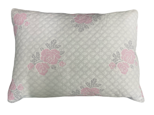 STANDARD SIZE- (BELLISIMO ROSE)- FIRM MEMORY FOAM PILLOW- INVENTORY CLEARANCE