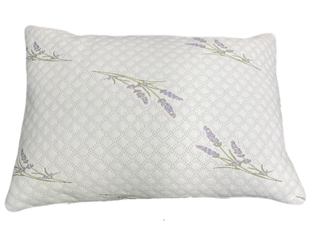 QUEEN SIZE- (BELLISIMO LAVENDER)- FIRM MEMORY FOAM PILLOW