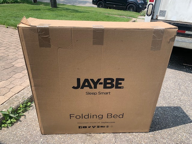 (108841 JAYBE- 30")- METAL- FOLDING BED- WITH 4" MATTRESS