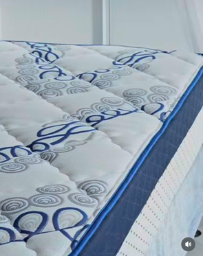 TWIN (SINGLE) SIZE- (CLOUD)- 11" THICK- EURO PILLOW TOP- MEDIUM FIRM- FOAM ENCASED- CANADIAN MADE POCKET COIL MATTRESS