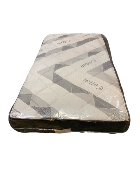 TWIN (SINGLE) SIZE- (ULTRA HARD)- 7" THICK- HIGH DENSITY REVERSIBLE- CANADIAN MADE FOAM MATTRESS