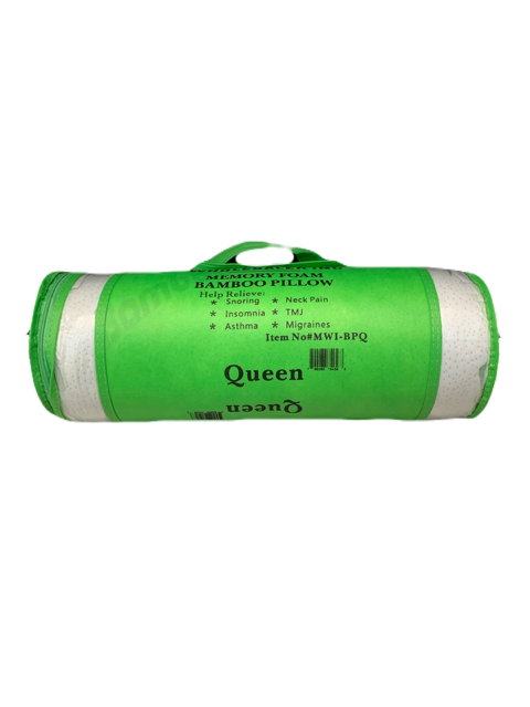 QUEEN SIZE- (MEGA BAMBOO)- MEDIUM FIRM MEMORY FOAM PILLOW