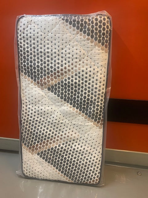 TWIN (SINGLE) SIZE- (RESTFUL)- 6" THICK- QUILTED TOP- MEDIUM FIRM CANADIAN MADE FOAM MATTRESS