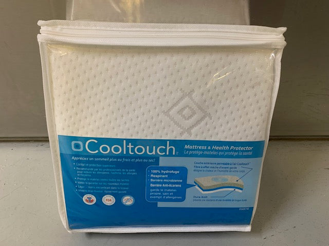 DOUBLE (FULL) SIZE- (HEALTHGUARD COOLTOUCH)- WATERPROOF MATTRESS PROTECTOR