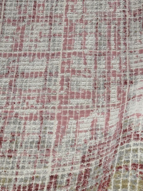 5' X 8'- (VERONA RED AND GREY)- AREA RUG