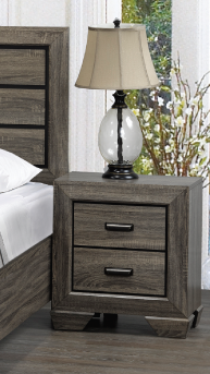 (JENNA GREY)- WOOD NIGHT STAND