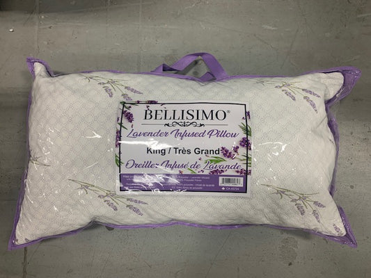 KING SIZE- (BELLISIMO LAVENDER)- FIRM MEMORY FOAM PILLOW