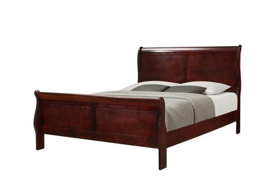 KING SIZE- (LP CHERRY 4937A- 1)- WOOD BED FRAME- (BOX SPRING REQUIRED)- TEXT OR WHATSAPP 416 319 8851 FOR STOCK AVAILABILITY AND CURRENT PRICE