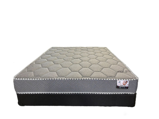 TWIN (SINGLE) SIZE- (LUXURY HARD)- 7" THICK- HIGH DENSITY REVERSIBLE- CANADIAN MADE FOAM MATTRESS