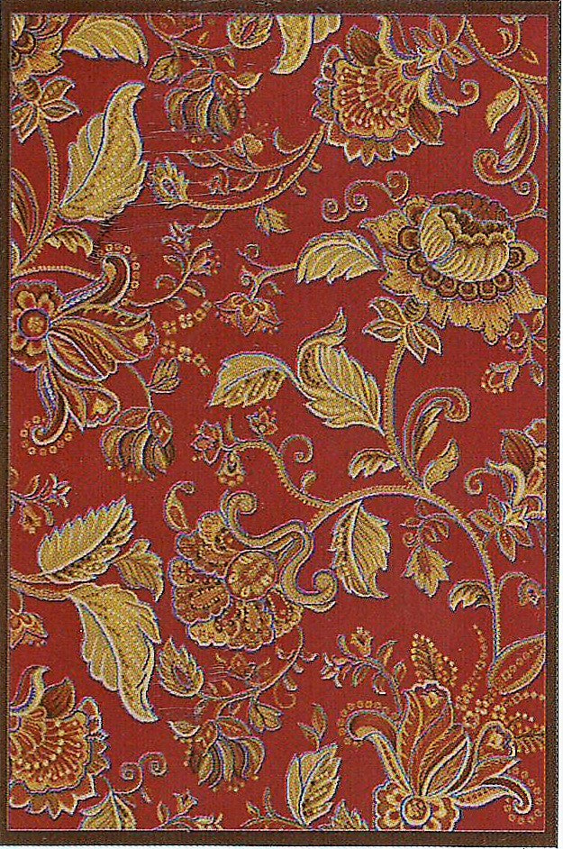 5' X 8'- (ROMA RED)- AREA RUG