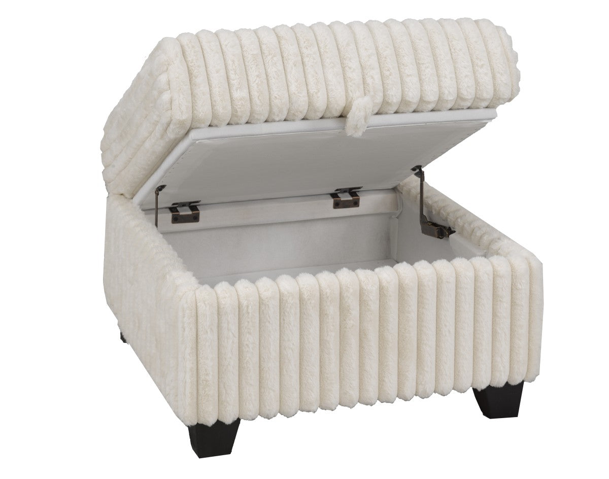 (240311 BEIGE)- REVERSIBLE- CORDUROY FABRIC MODULAR SECTIONAL SOFA