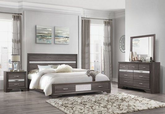 QUEEN SIZE- (HARPER GREY- 8 PC.)- BEDROOM SET- TEXT OR WHATSAPP @ 416 319 8851 FOR STOCK AVAILABILITY BEFORE PAYING