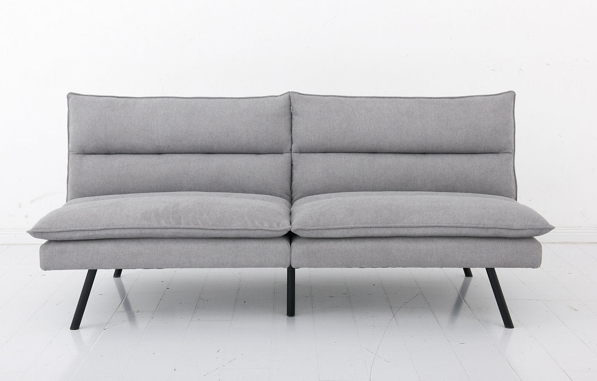 (8070 GREY)- FABRIC KLIK KLAK SOFA BED