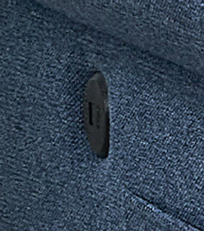 (9047 BLUE)- 64" LONG- FABRIC LOVESEAT BED