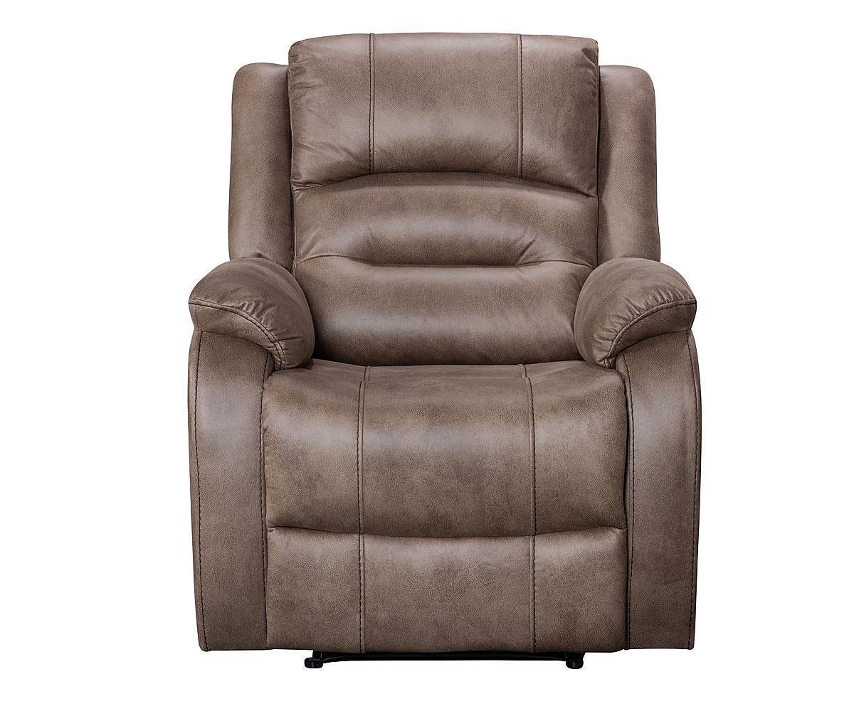 (LARISSA CARAMEL BROWN SLC)- FABRIC MANUAL RECLINER 3 PC. SOFA SET- TEXT OR WHATSAPP 416 319 8851 FOR STOCK AVAILABILITY BEFORE PAYING