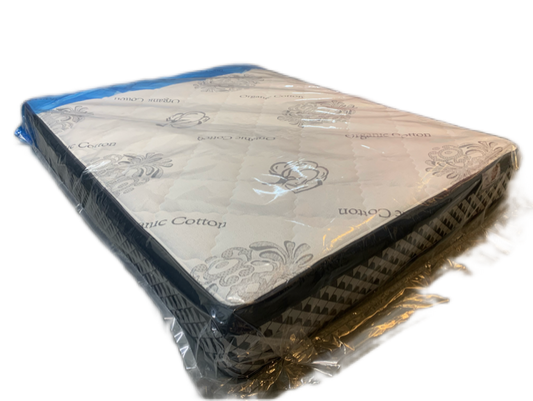 KING SIZE- (HEAVENLY)- 9.5" THICK- MEDIUM DENSITY HARD EURO PILLOW TOP- CANADIAN MADE FOAM MATTRESS