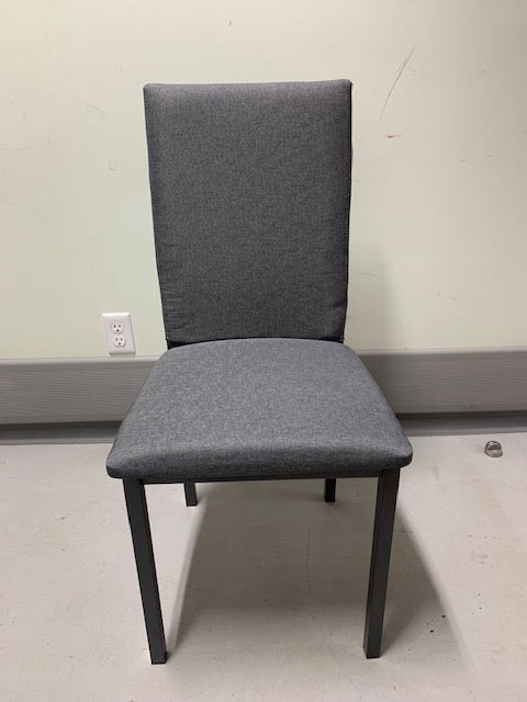 (1526 GREY)- FABRIC DINING CHAIR- INVENTORY CLEARANCE