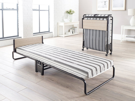 TWIN (SINGLE) SIZE- (108943)- METAL- FOLDING BED- WITH 4" MATTRESS