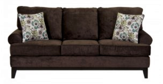 (1102 BROWN)- FABRIC- CANADIAN MADE- SOFA- (DELIVERY AFTER 3 MONTHS)