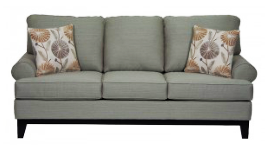 (1102 GREY)- FABRIC- CANADIAN MADE- SOFA- (DELIVERY AFTER 3 MONTHS)