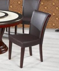 (1235 ESPRESSO- 2 PACK)- LEATHER- DINING CHAIRS